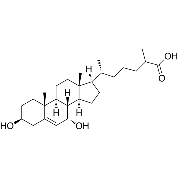 3β,7α-Dihydroxycholest-5-enoic acid 115538-84-6